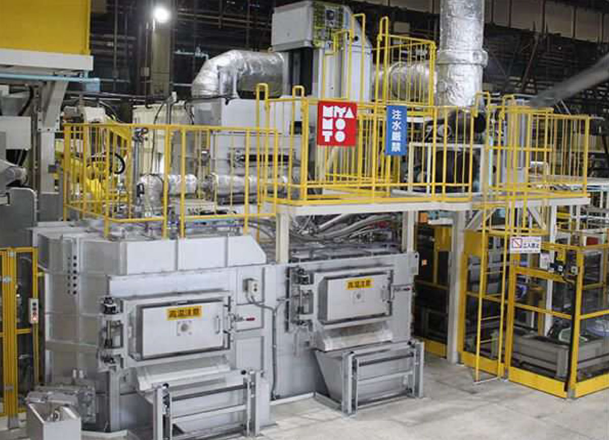 受賞の対象となった大型ダイカスト用高効率アルミニウム溶解炉